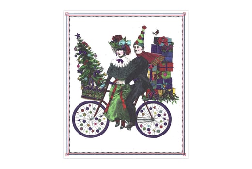 christmas bike